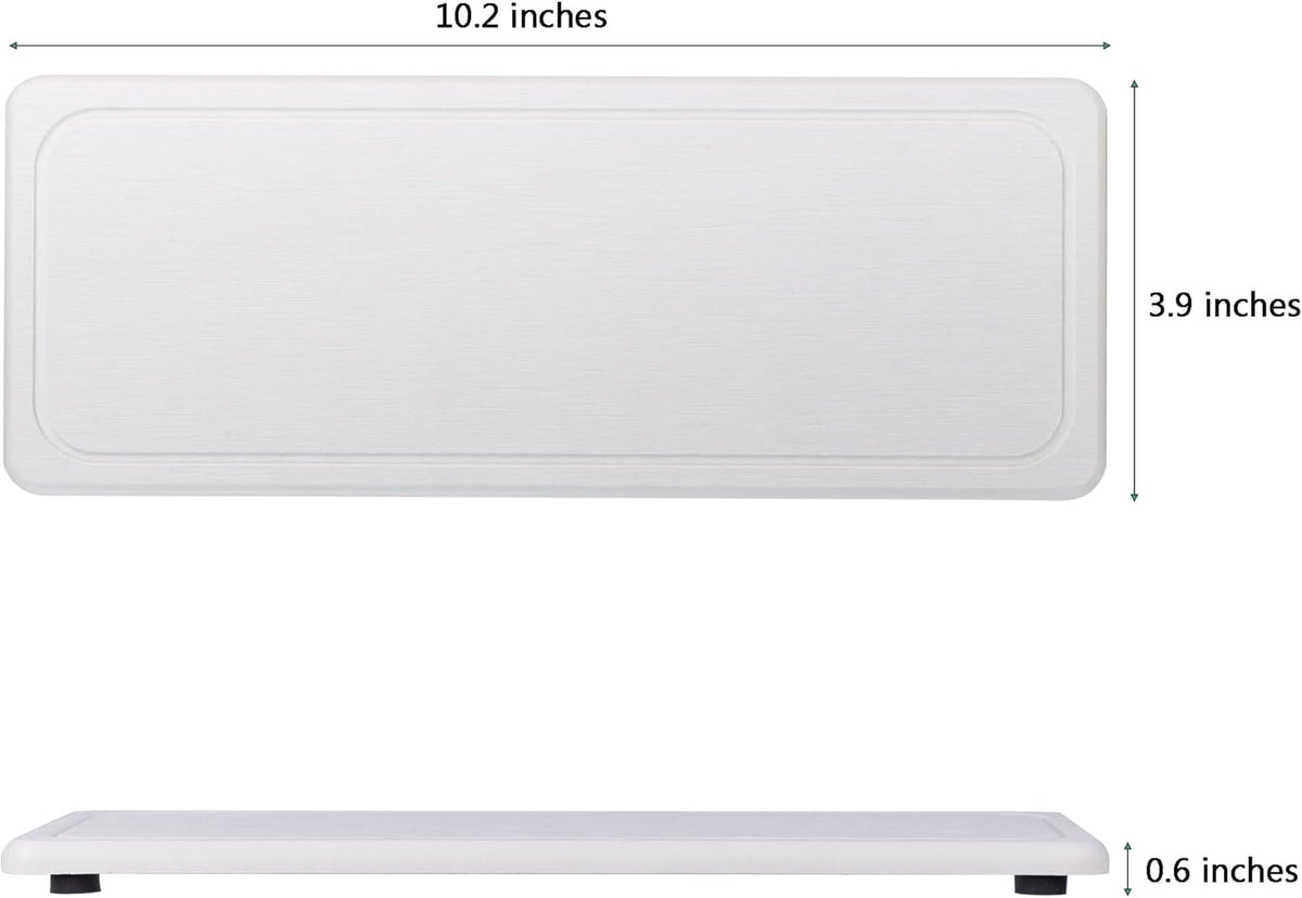 2 Pcs Water Absorbing Stone Trays, Kitchen/Bathroom Sink Soap Dish, Diatomite Tray Used for Hand