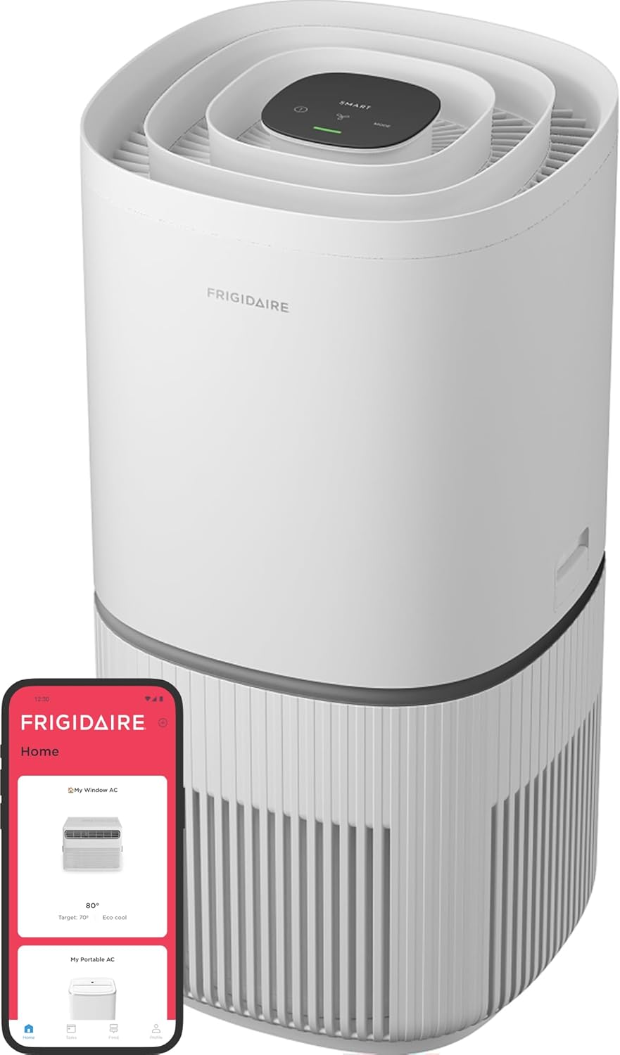 Frigidaire PureA300 XL HEPA Air Purifier with Wi-Fi for Large Rooms, Covers up to 1,685 Sq. Ft.