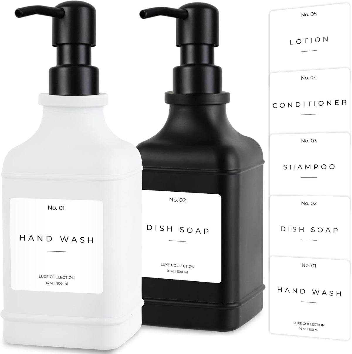 Emerson Essentials Soap Dispenser, Dish Soap Bottle Dispenser, Farmhouse Hand Soap Dispenser