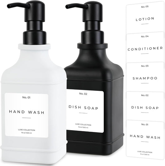 Emerson Essentials Soap Dispenser, Dish Soap Bottle Dispenser, Farmhouse Hand Soap Dispenser