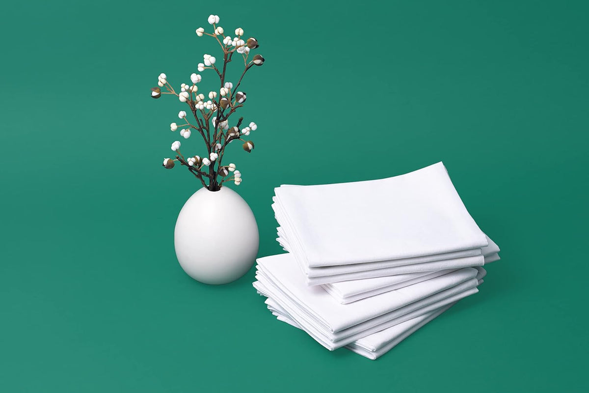 Organic Cotton Tea Towels for Embroidery - Blank Flour Sack Dish Towels for Embroidery - Perfect