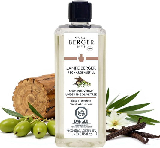 MAISON BERGER - Under The Olive Tree - Lampe Berger Fragrance Refill for Home Fragrance Oil