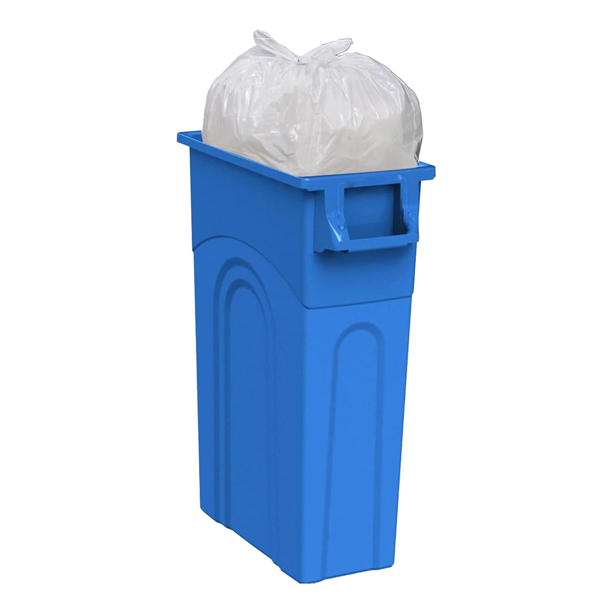 United Solutions Highboy Recycling Container, 23 Gallon, Space Saving Slim Profile and Easy Bag