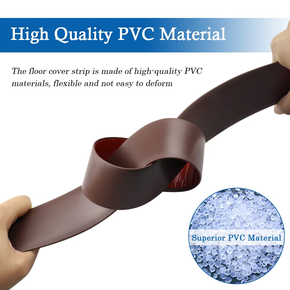Floor Transition Strip Self Adhesive Floor Cover Strips Laminate 3" Wide Vinyl Flat Divider