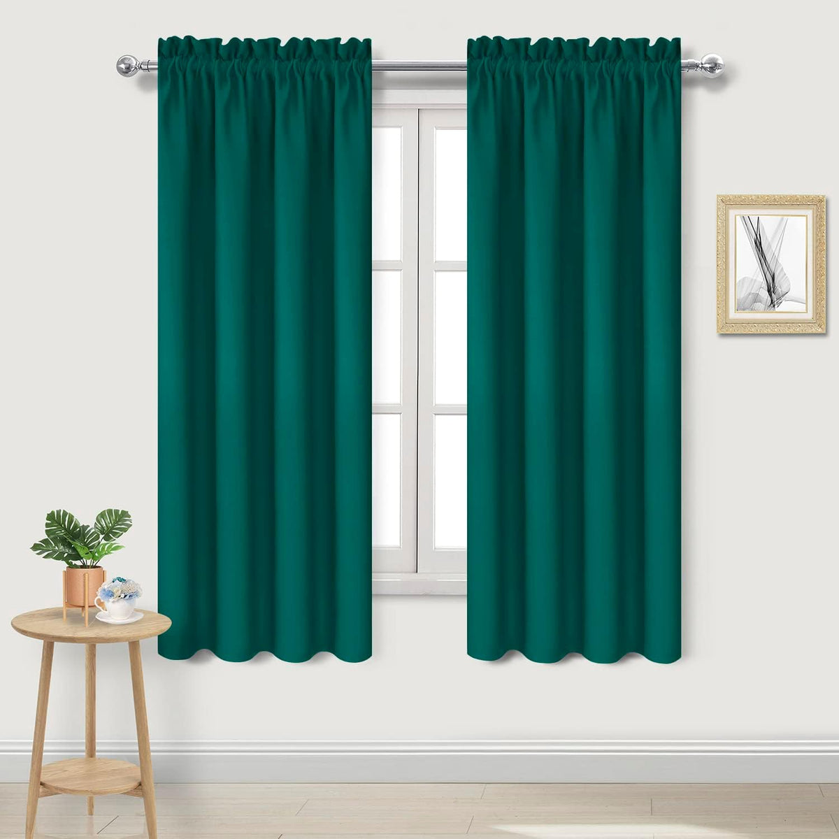 DWCN Blackout Curtains Thermal Insulated, Energy Saving & Noise Reducing Bedroom and Living Room