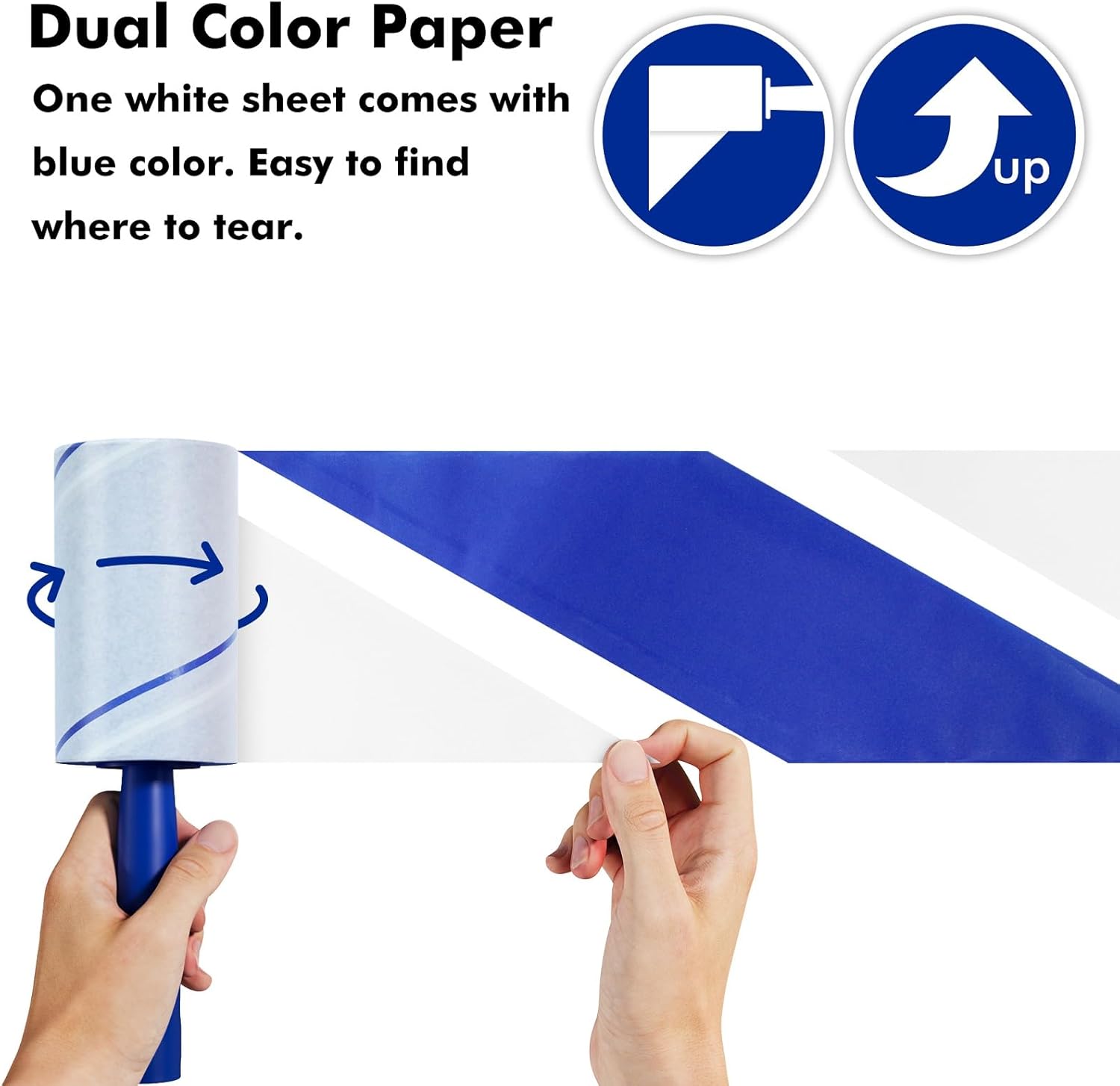 1200 Sheets Lint Roller with 6 Upgraded Handles (6 Rollers + 6 Refill), Mage Value Set Sticky Lint