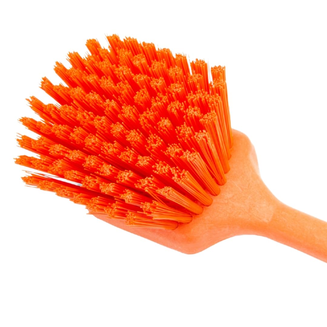 SPARTA 40501EC24 Plastic Large Scrub Brush, Kitchen Brush, Utility Brush With Long Handle For