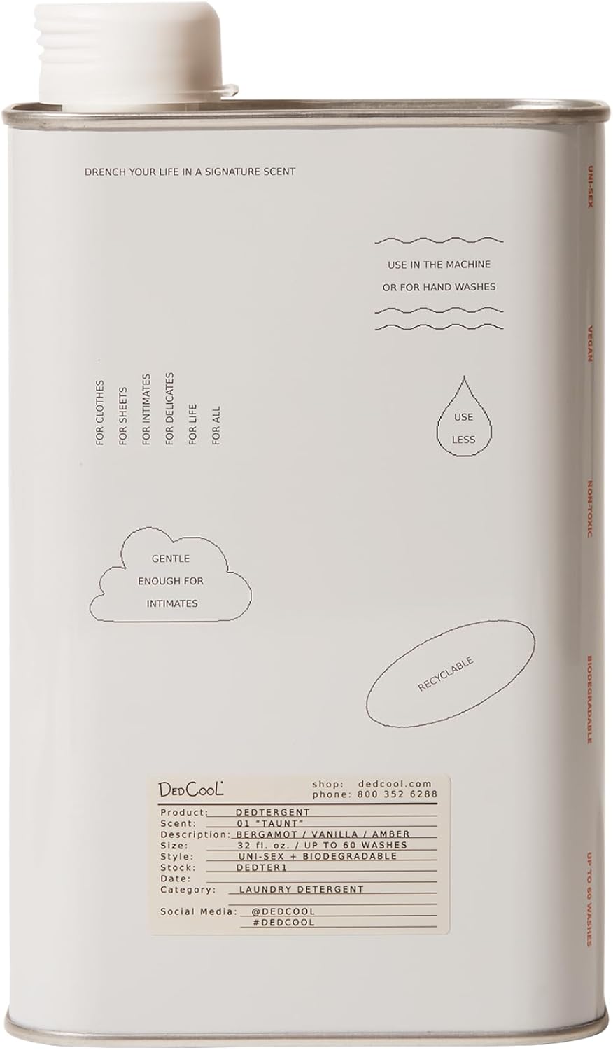 DedCool Liquid Laundry Dedtergent | 01 Taunt | Luxurious Long-Lasting Signature Scent Detergent |