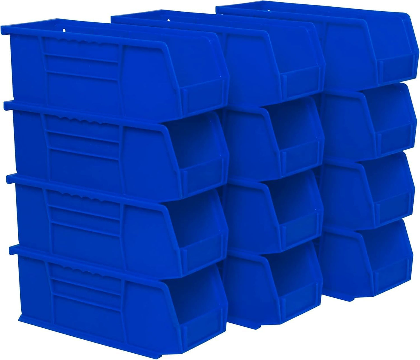 Akro-Mils 30224 AkroBins Plastic Storage Bins, Space-Saving Stackable Bins for Garage, Pantry