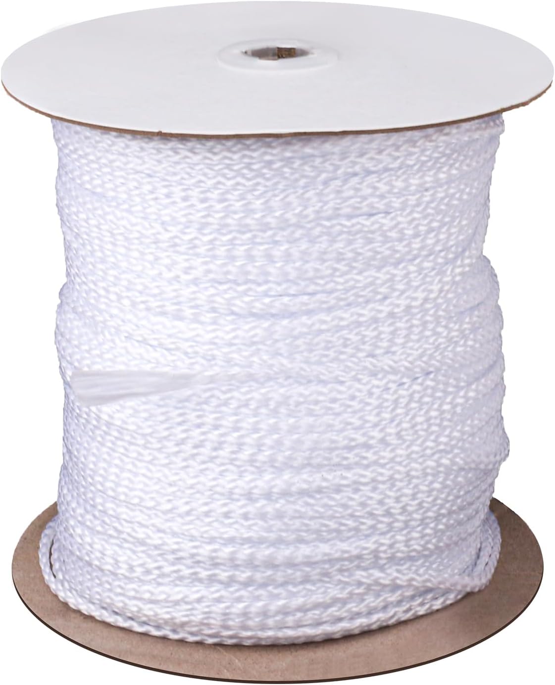1/8 Inch White Polyester Rope - 500 Foot White Low Stretch Polyester Rope for Hiking, Kayaking