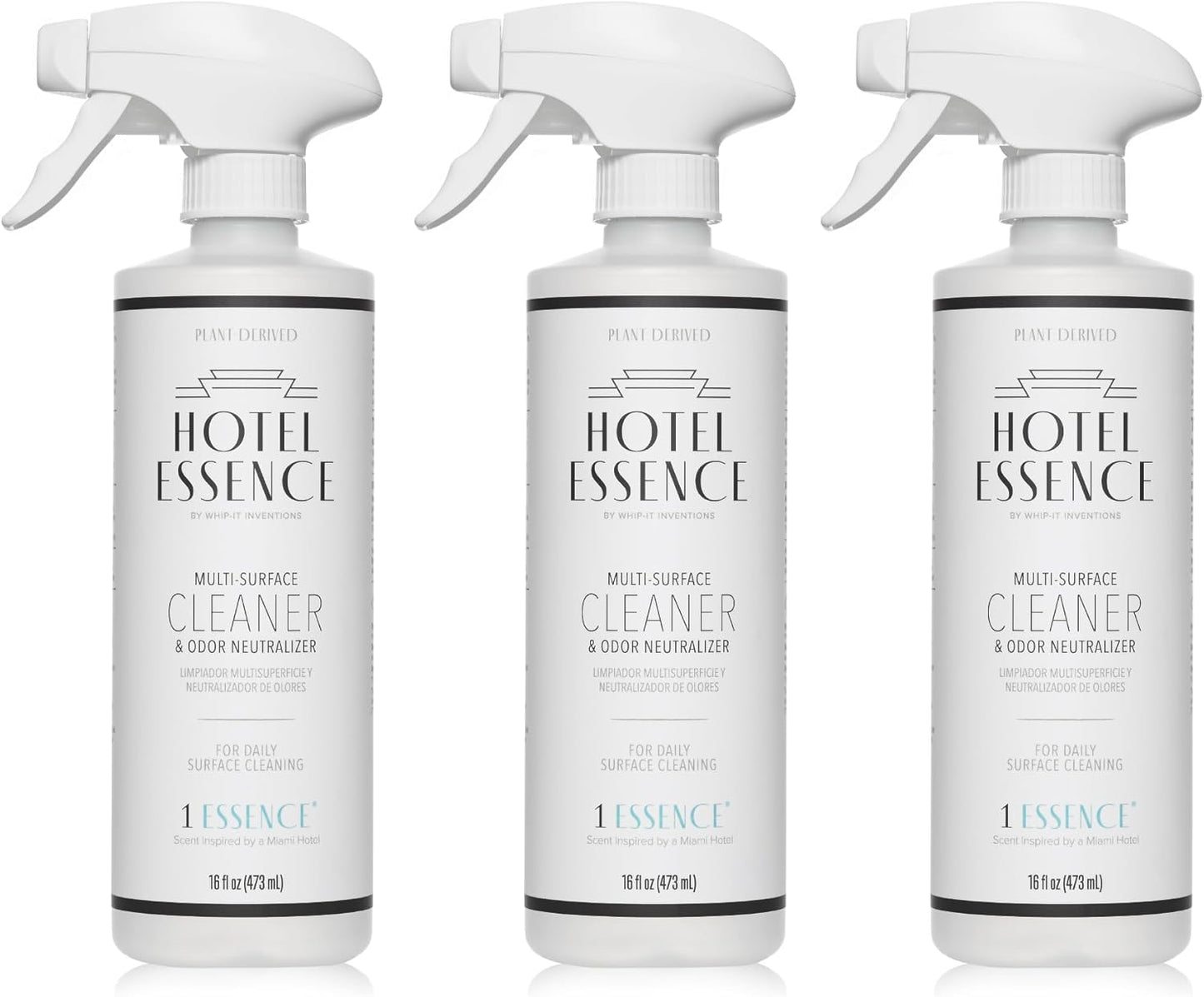 Hotel Essence Cleaner: Plant-Based Multi-Surface Cleaner & Odor Neutralizer, 16 oz, Leather
