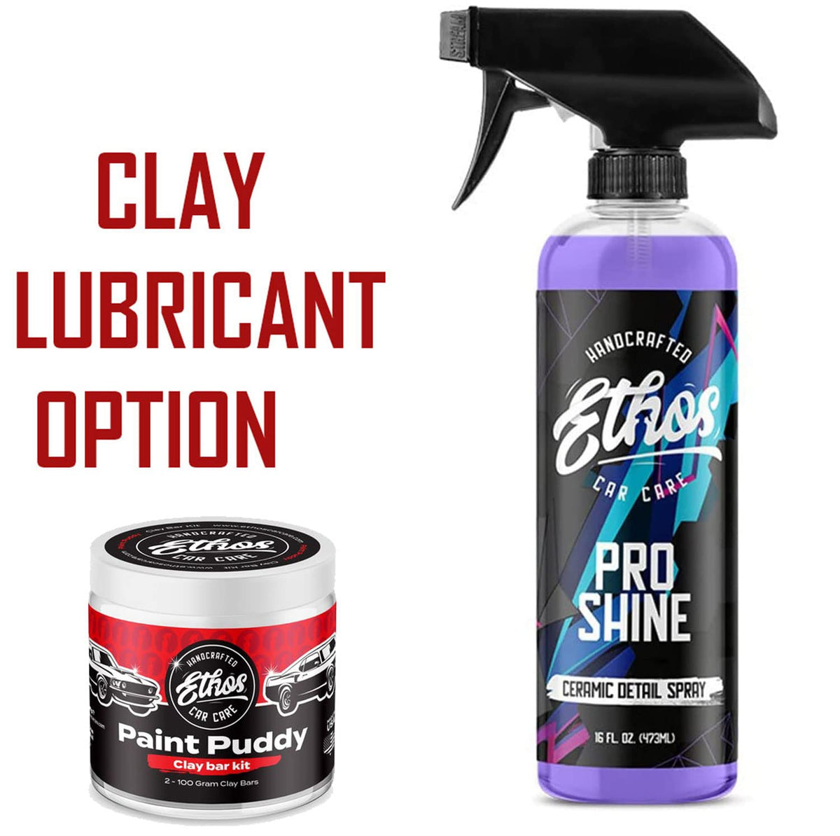 Ethos Clay Bar Kit Paint Puddy Car Detailing Clay 200g - Detail Kit Premium Clay Bars Auto