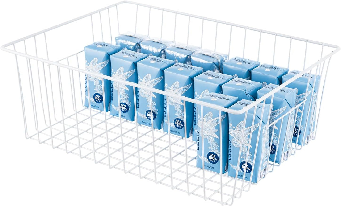 16inch Upright Freezer Organizer Baskets for 13-14,16-21 cu.ft Standup Freezer, Settle freezer