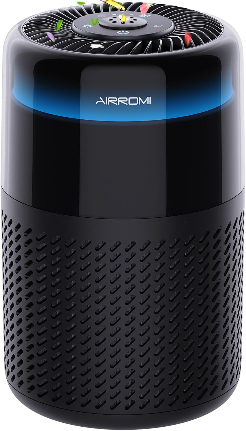 AIRROMI Air Purifier for Bedroom Home,HEPA Filter,Covers Upto 549 Ft²,Quiet 360°intake Air Cleaner