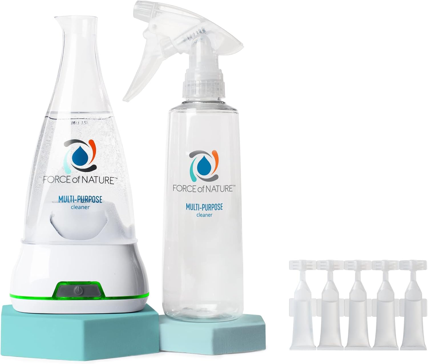 Force of Nature Multi-Purpose Cleaner, Disinfectant & Deodorizer Starter Kit - All Purpose Cleaning