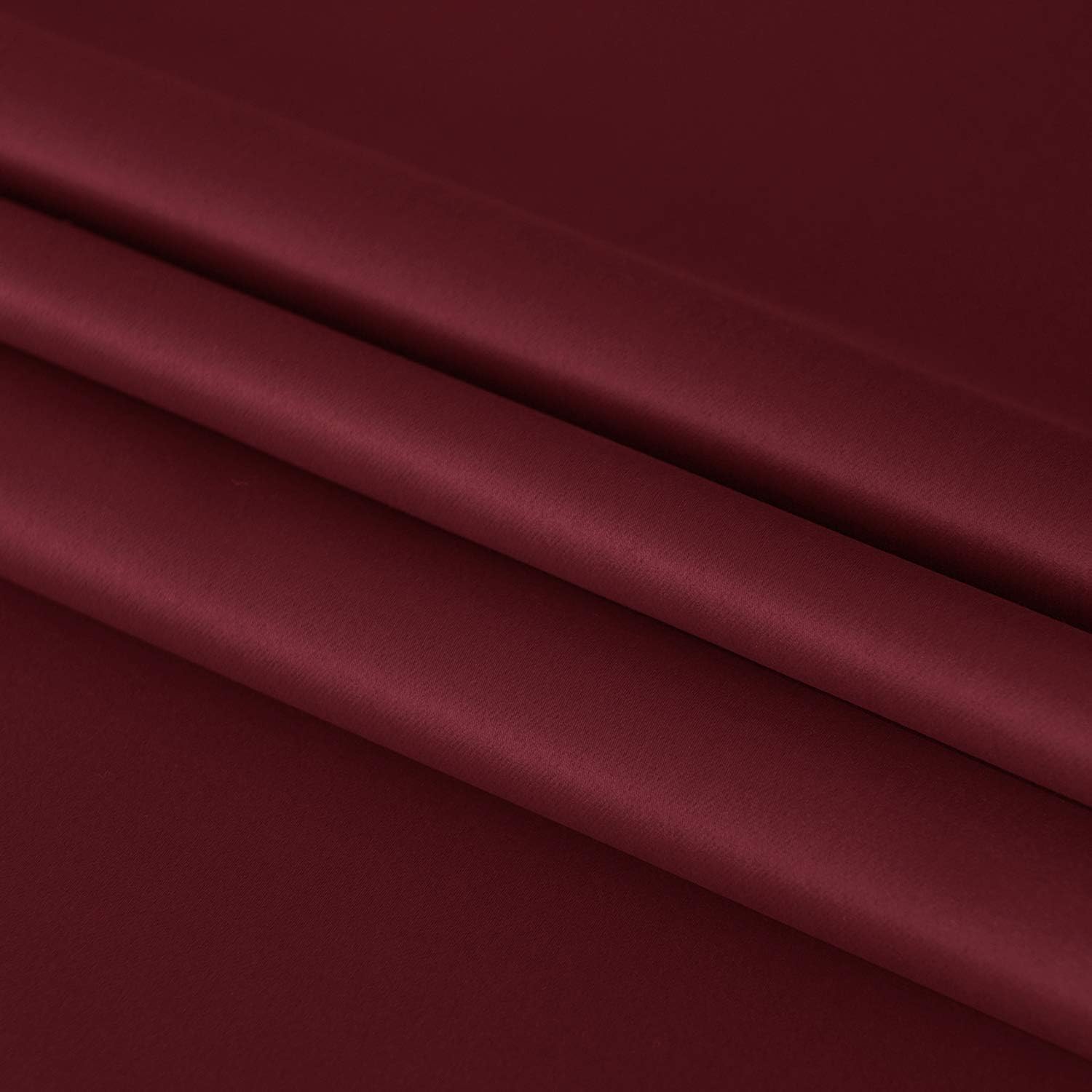DWCN French Door Curtain - Rod Pocket Thermal Blackout Panel for Glass Window, Christmas, Kitchen