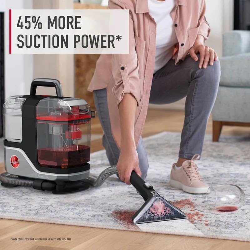 Hoover CleanSlate XL Deep Cleaning Carpet + Upholstery Spot Cleaner Machine with Specialized Tools