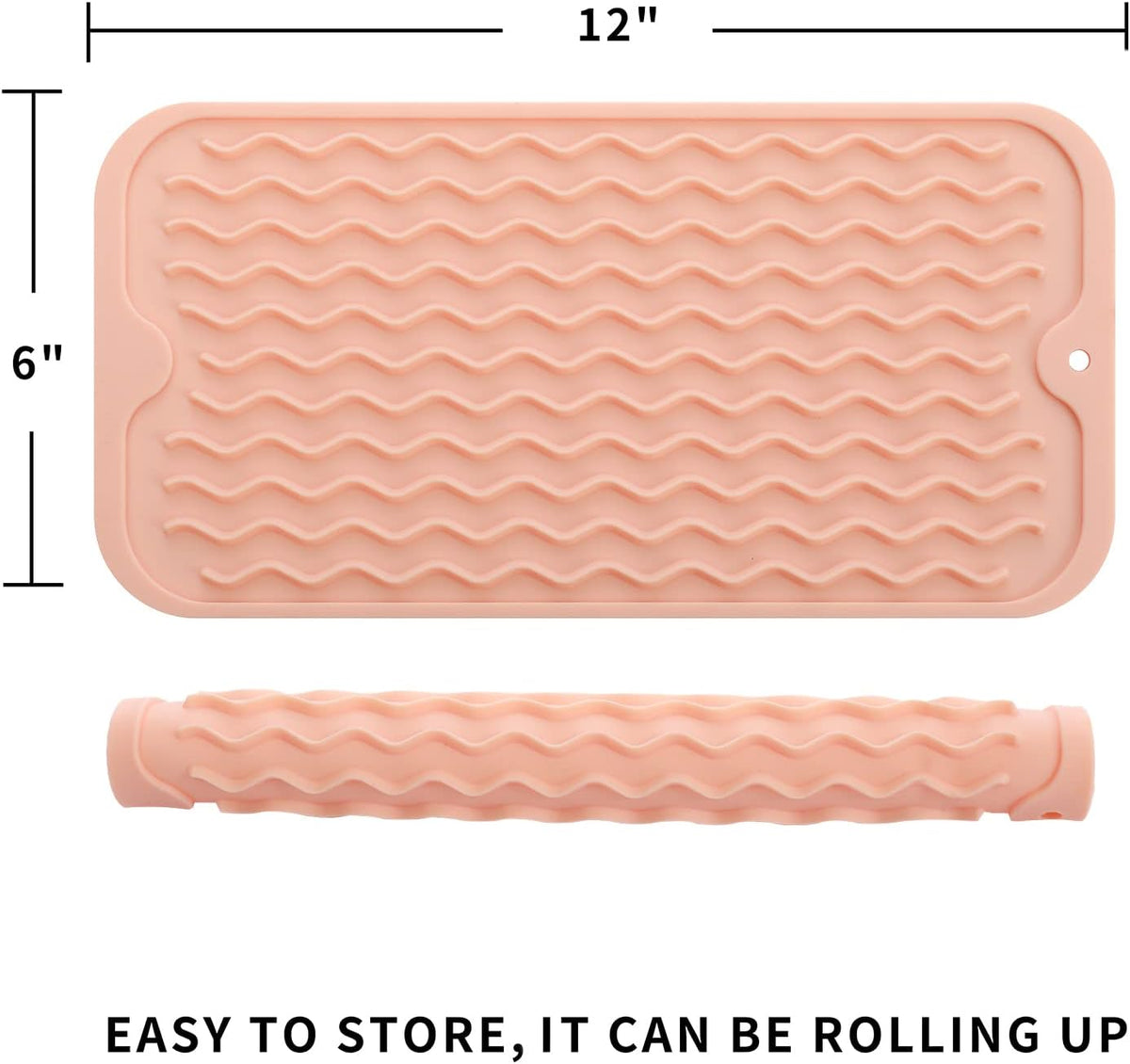 Silicone Dish Drying Mat for Multiple Usage,Easy clean,Eco-friendly,Heat-resistant Silicone Mat for
