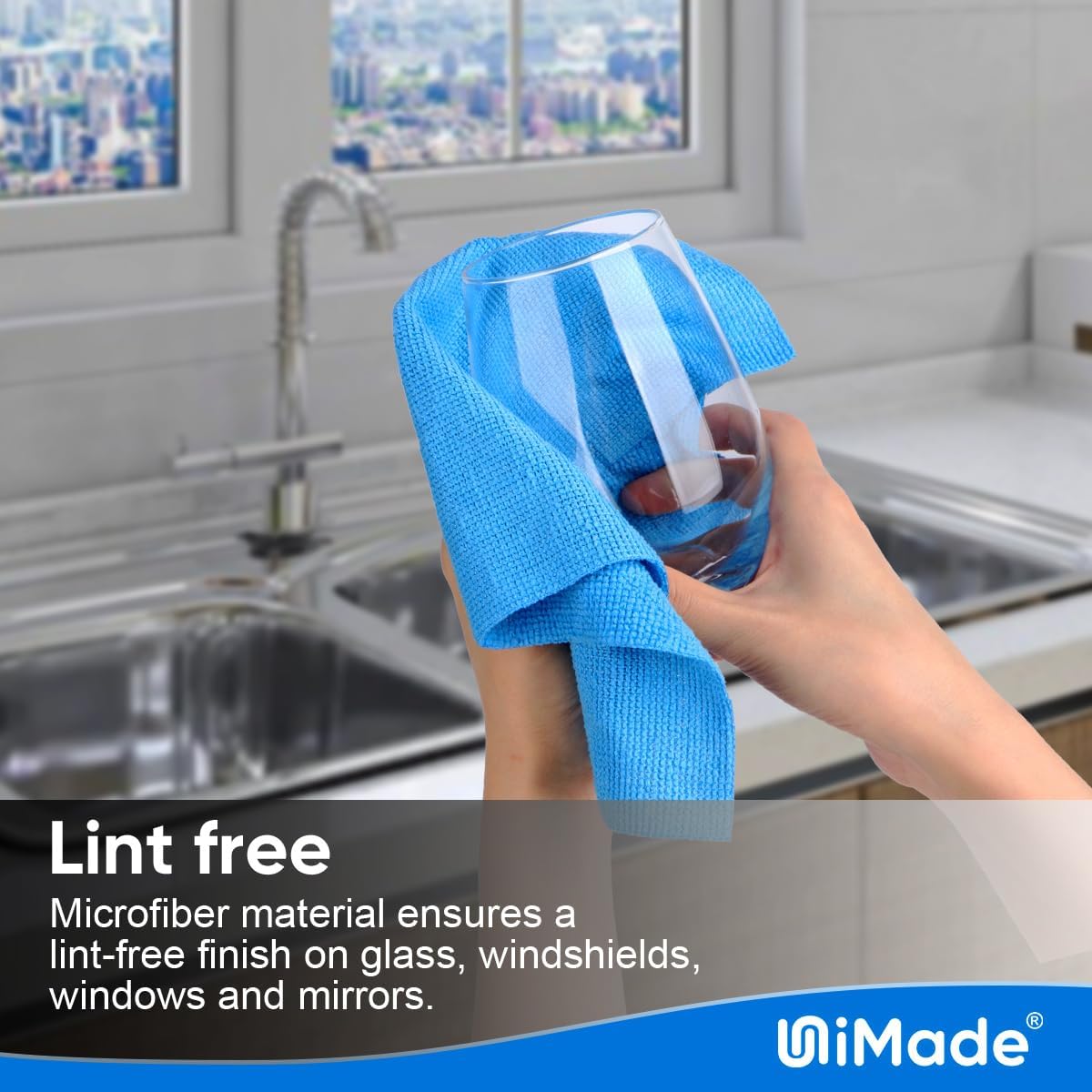 Shop Towel Rag, 200 Pack Reusable Rags Bulk Microfiber Cleaning Cloth Lint Free Towels for Car