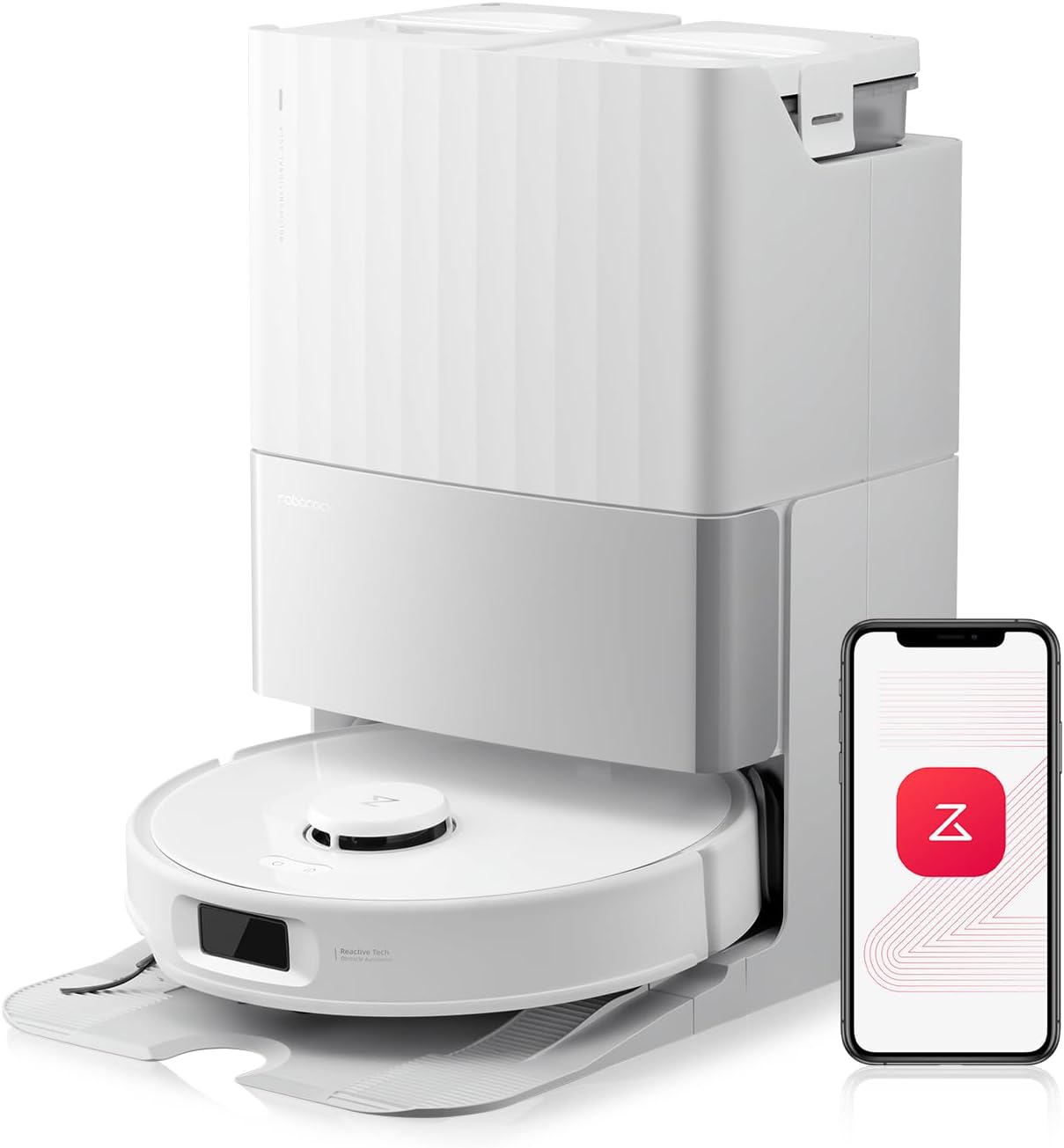 Roborock Qrevo Edge S5A Robot Vacuum and Mop, 18,500Pa, Zero-Tangling, DuoDivide Main Brush