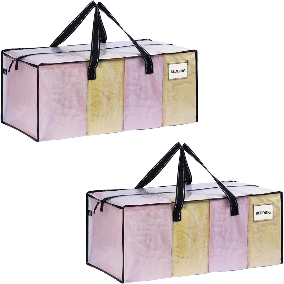 VENO 2 Pack Moving Bags Extra Large Storage Bags for College Move-In, Heavy-Duty Storage Totes