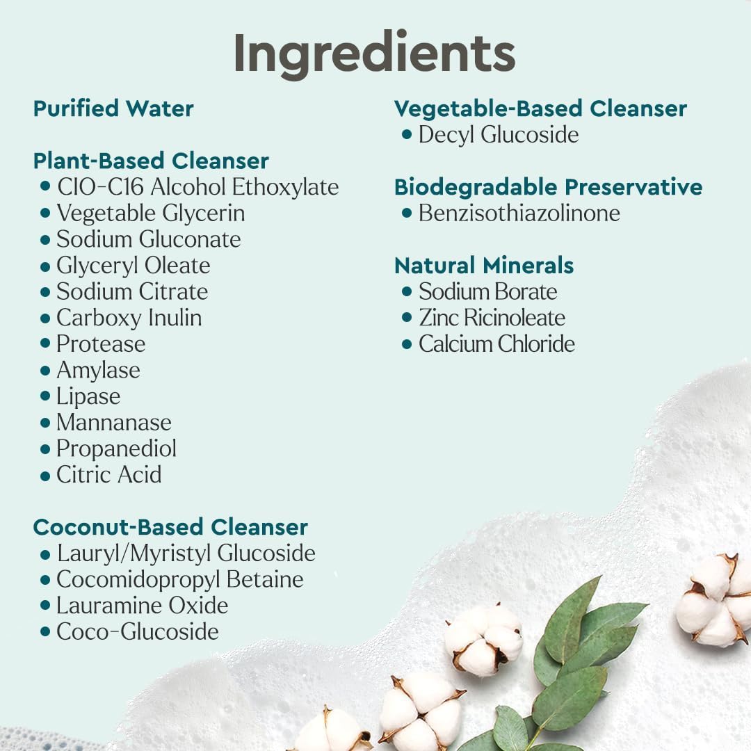 Puracy Liquid Baby Laundry Detergent - 1,4 Dioxane Free, Natural, Scent-Free Gentle Laundry