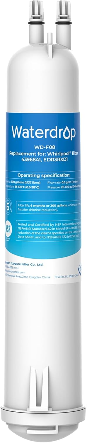 Waterdrop 4396841 Replacement for Everydrop® Filter 3, EDR3RXD1, 4396710, Kenmore® 46-9083