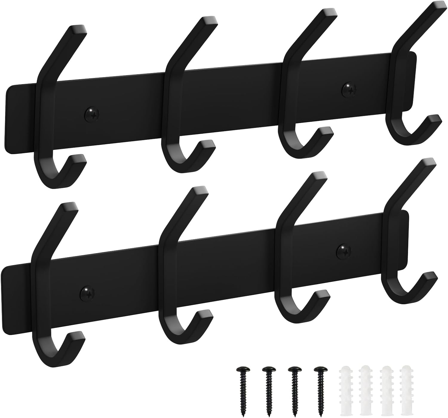 VAEHOLD Wall Hooks, Heavy Duty Aluminum Towel Hooks for Hanging Coat, Hat, Key, Clothes, Closet