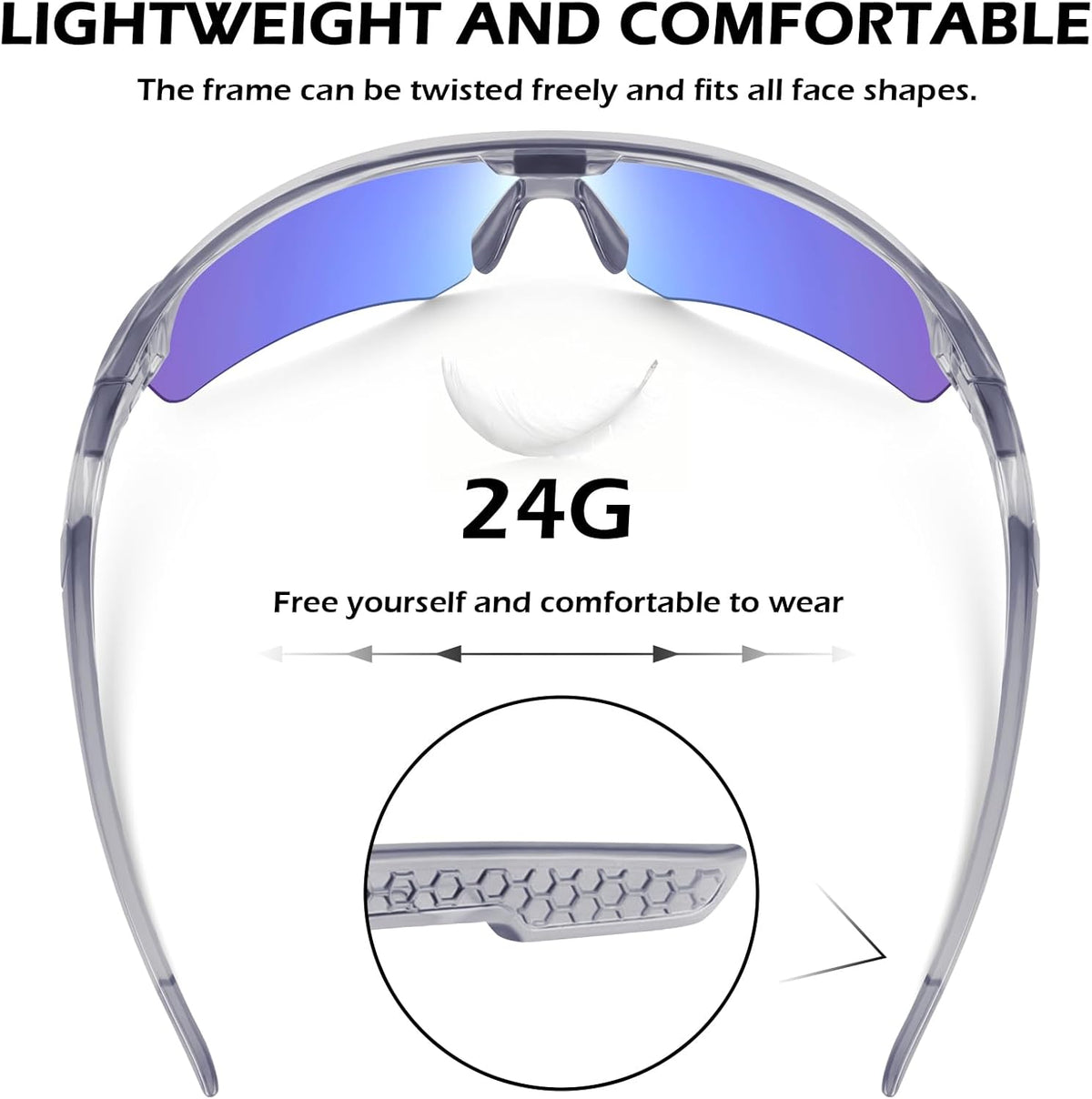 OXG 12 Pack Safety Glasses for Men Women, ANSI Z87.1 Safety Goggles Impact Resistant Protective