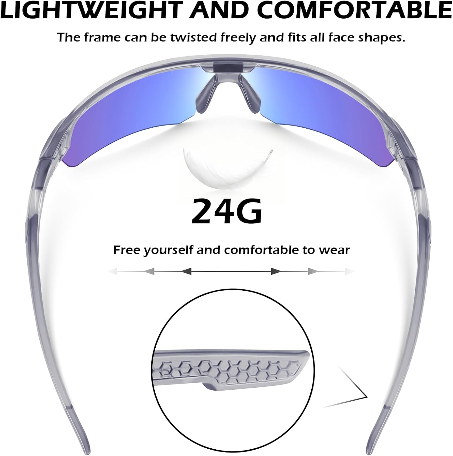 OXG 12 Pack Safety Glasses for Men Women, ANSI Z87.1 Safety Goggles Impact Resistant Protective