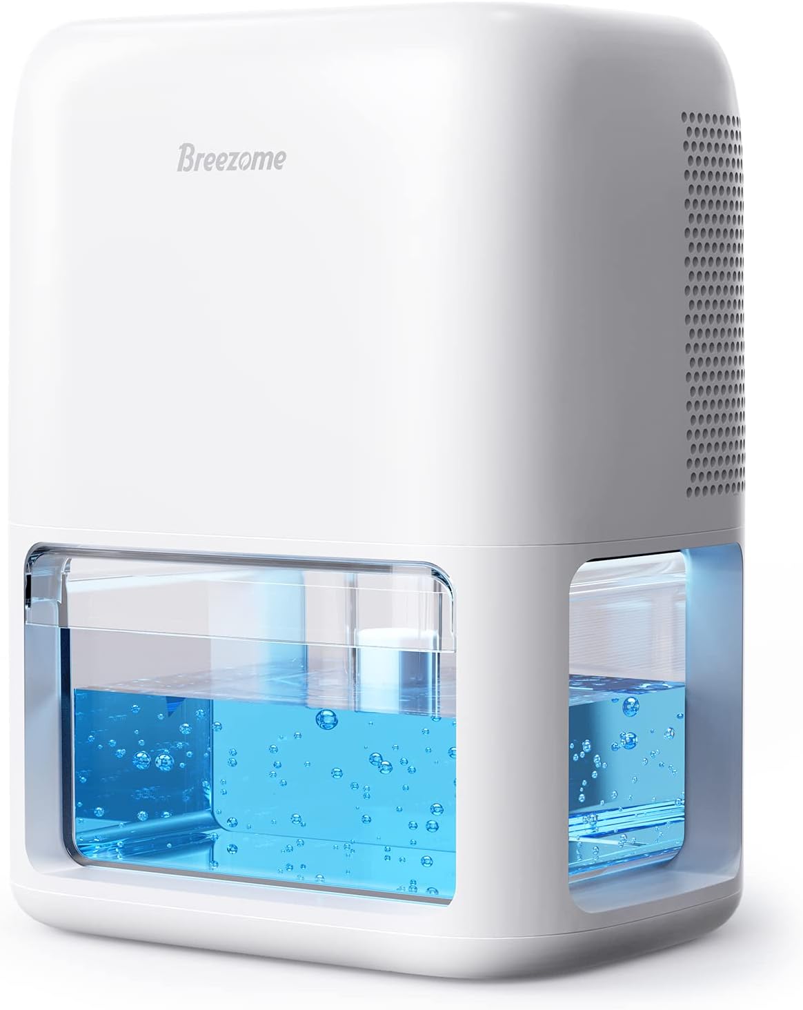 BREEZOME 60 OZ Dehumidifiers for Home, Dual-Semiconductor Quiet Dehumidifier with Timer Sleep Mode
