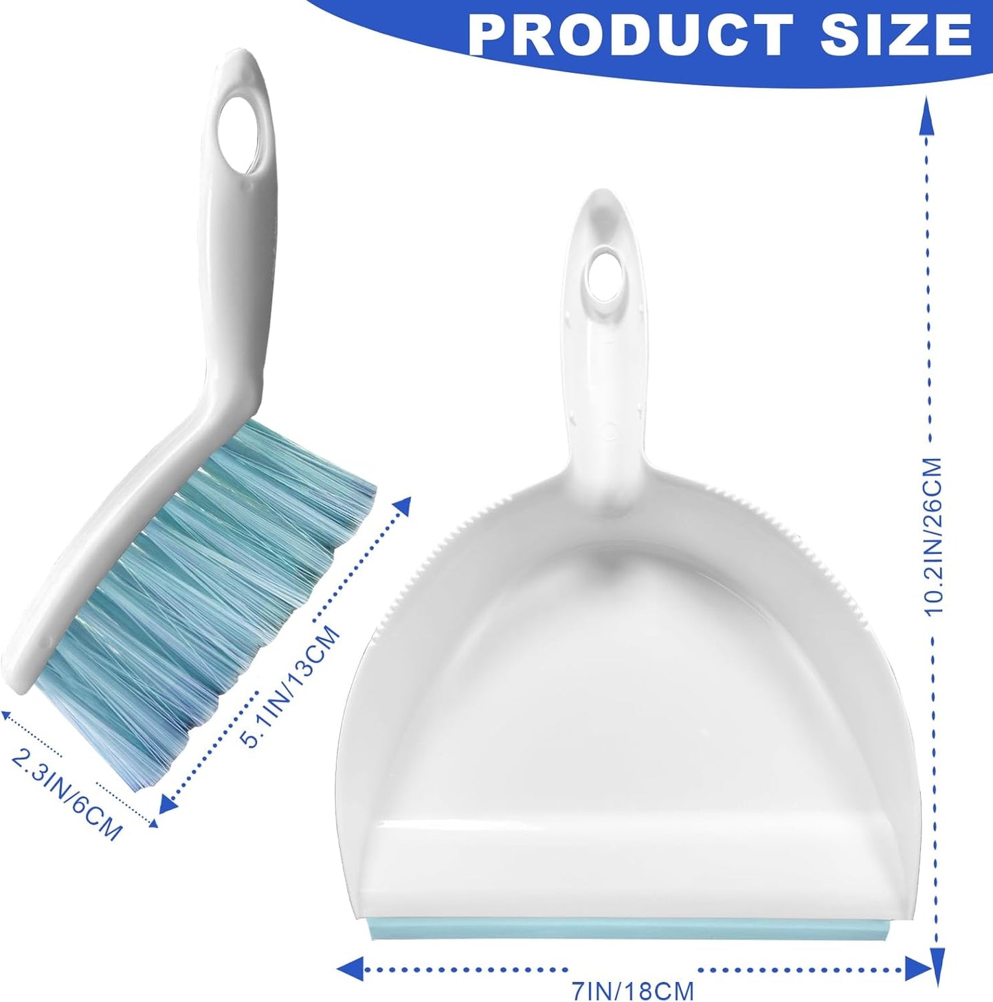 Mini Broom and Dustpan Set Small Dust pan & Brush Set Portable Cleaning Tools for Home Office RV