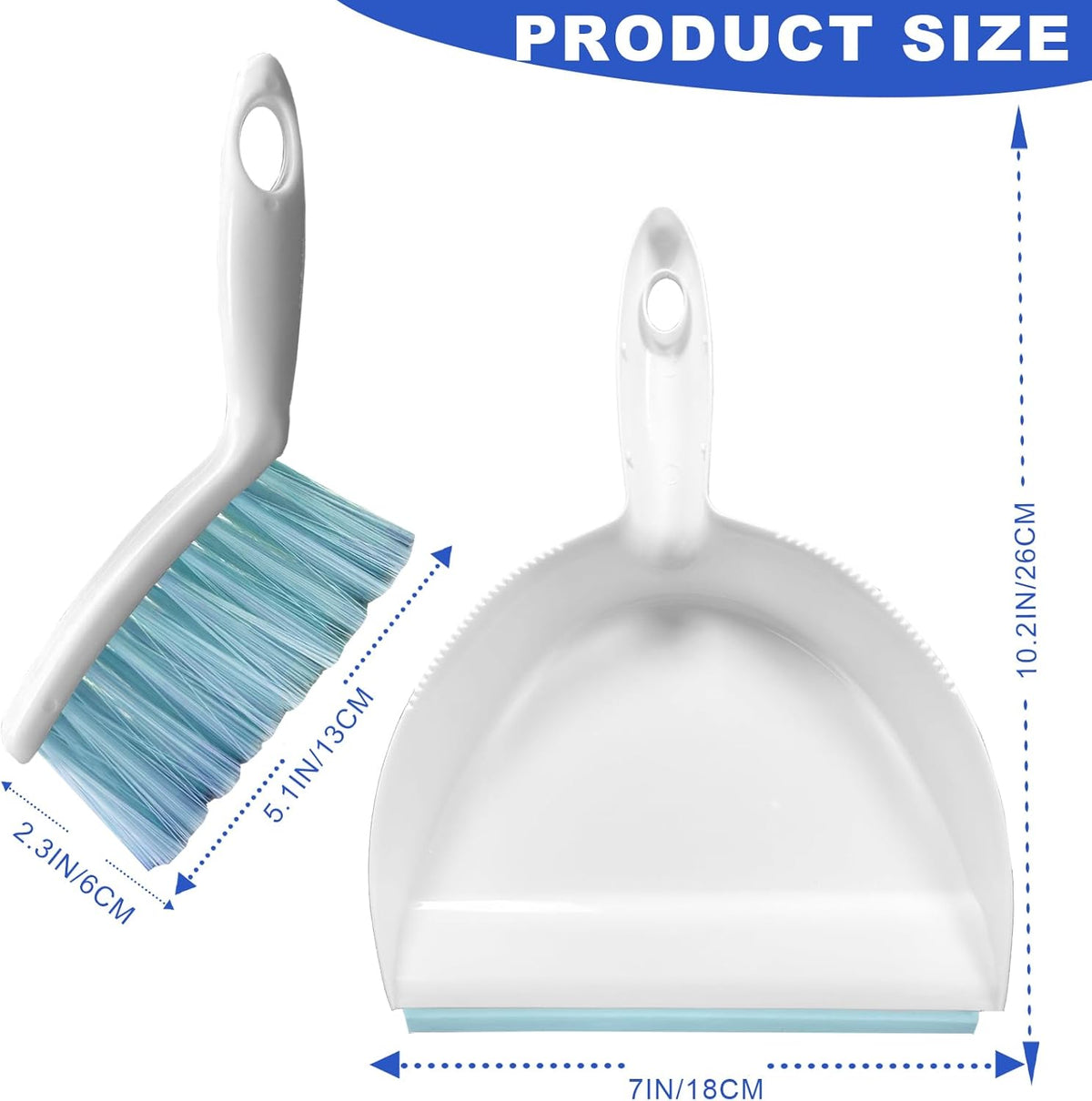 Mini Broom and Dustpan Set Small Dust pan & Brush Set Portable Cleaning Tools for Home Office RV