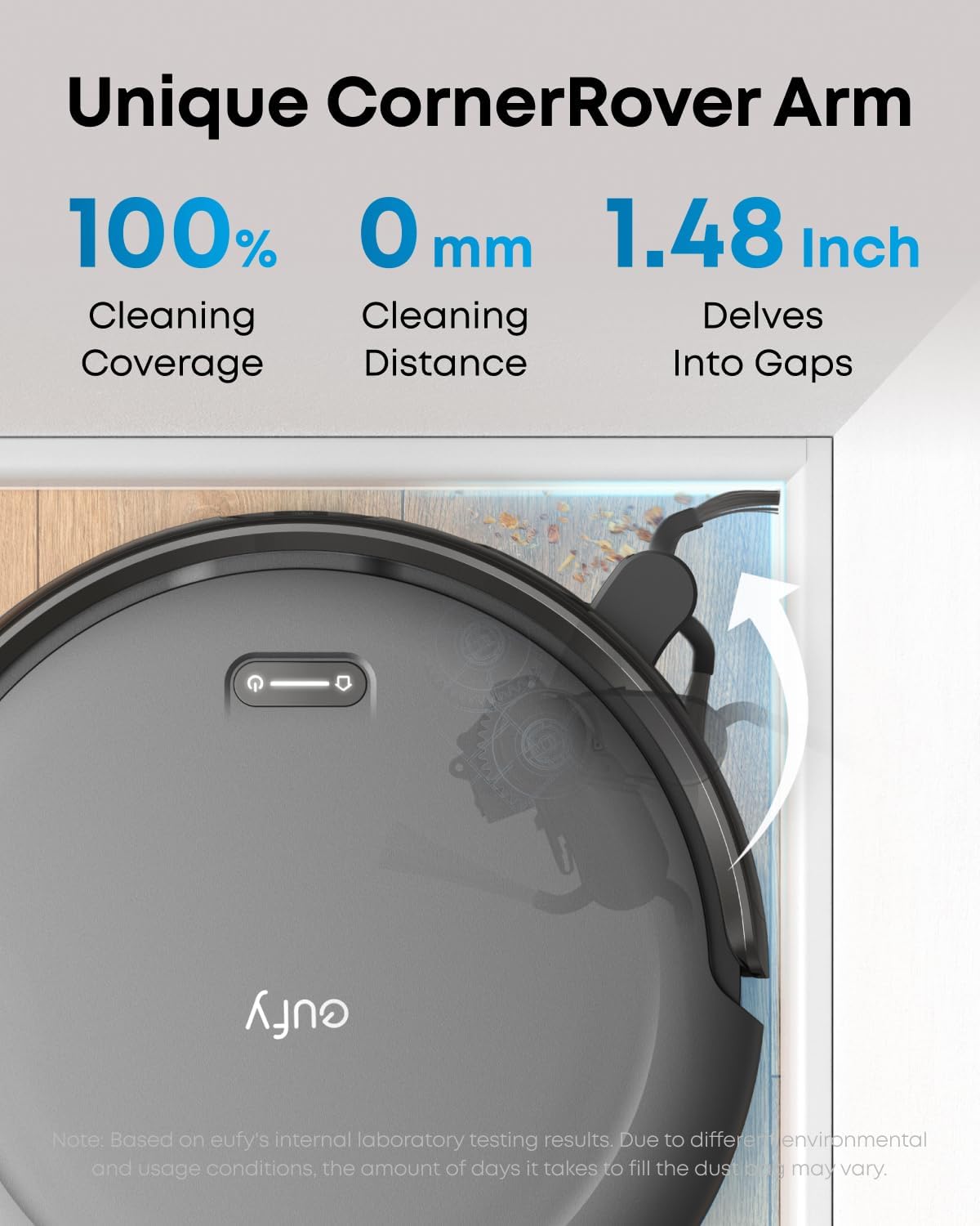 eufy C10 Robot Vacuum Self Emptying, 8 Weeks Hands Free, Advanced Smart Mapping with LiDAR