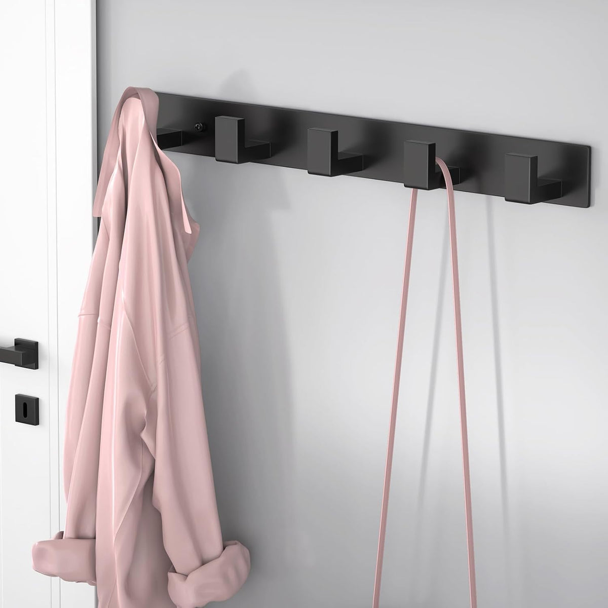 PMMASTO Coat Rack Wall Mount, Coat Hooks Wall Hooks for Hanging, Stainless Steel Coat Hanger Towel
