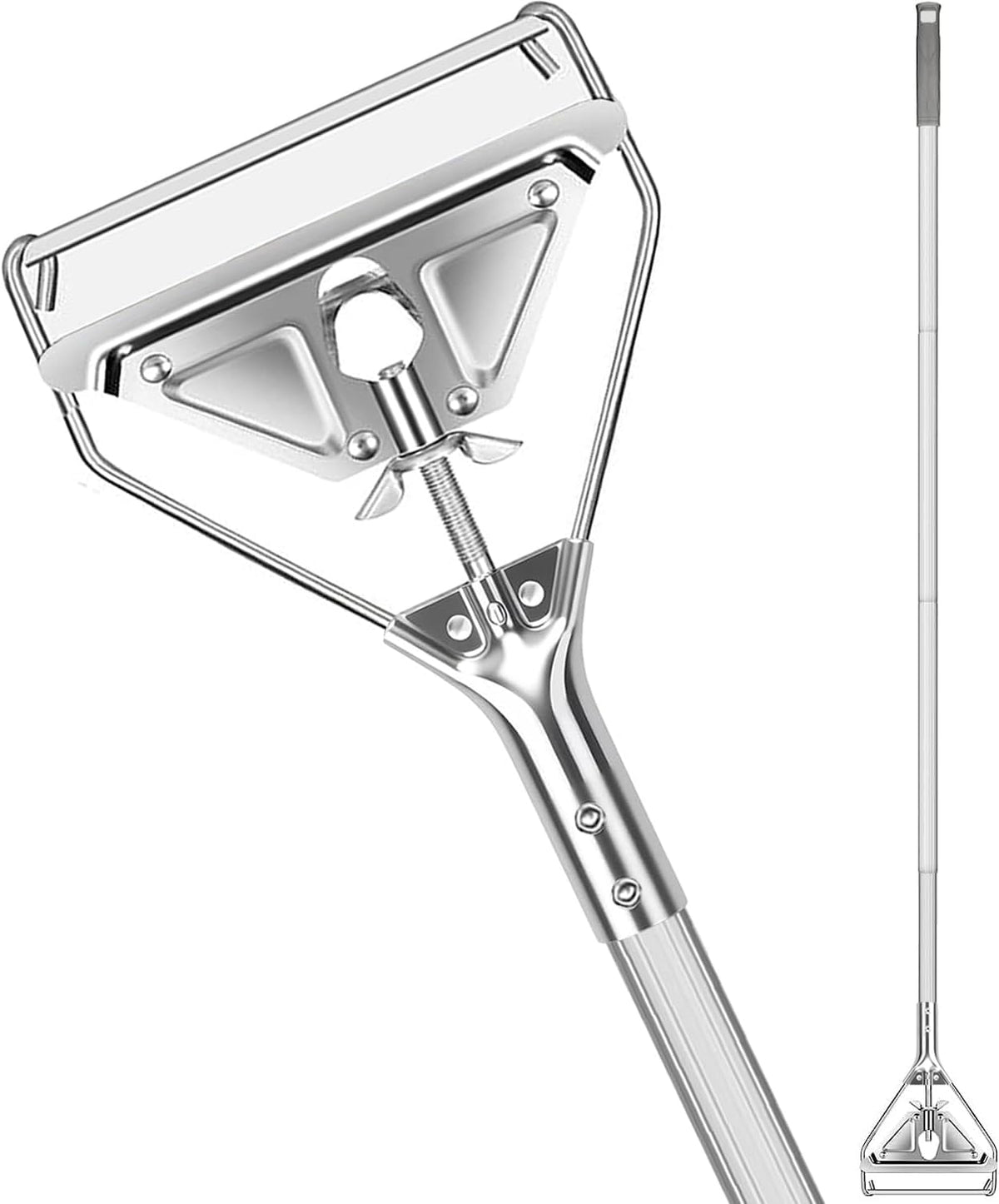 Commercial Mop Handle Heavy Duty,Industrial Metal Mop Stick Replacement for Home, Garage, Office