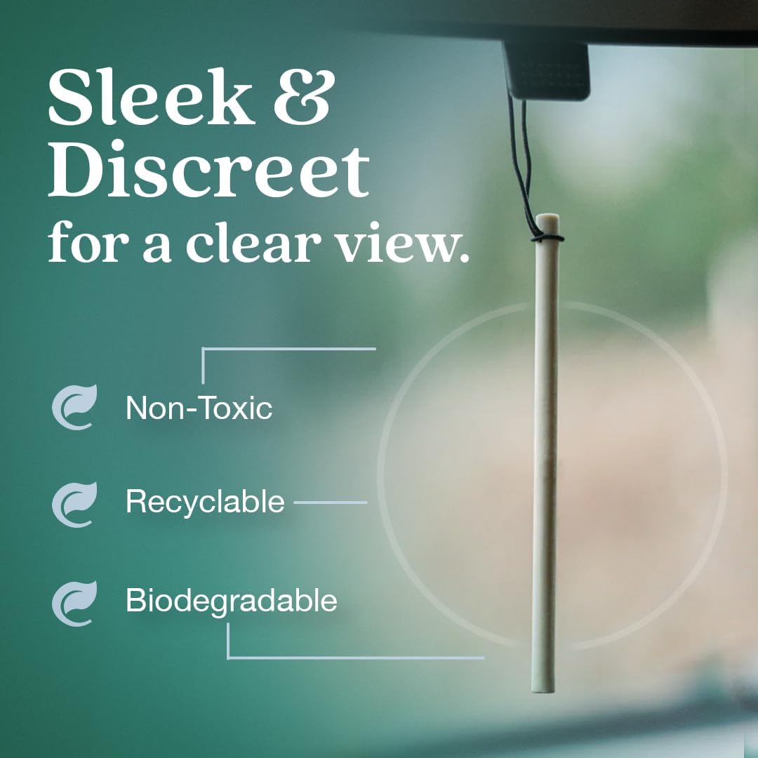 Enviroscent Non-Toxic Car Air Freshener (Seaside Coconut & Verbena) Natural Car Air Freshener |