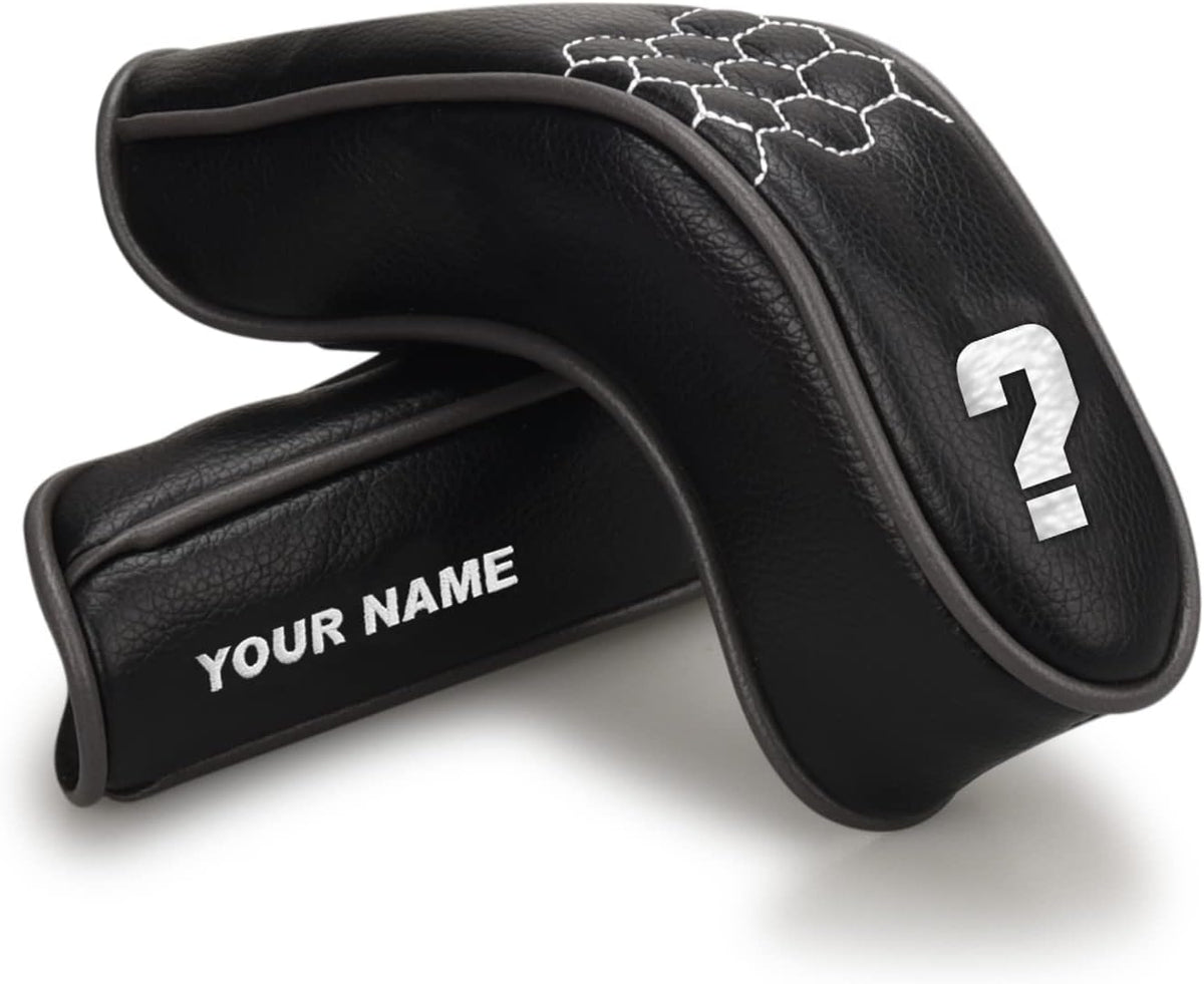mytag 8PCS Golf Hybrid Iron Covers Set, Knit Hybrid Head Covers, Fits Cobra T Rail, Cleveland