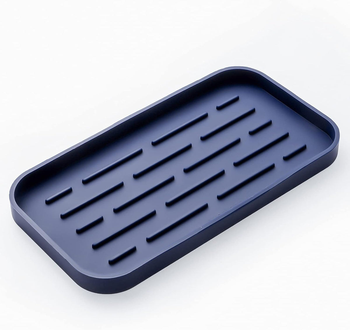 Silicone Kitchen Sink Organizer Tray for Multiple Usage,Eco-Friendly Sponges Holder for Kitchen