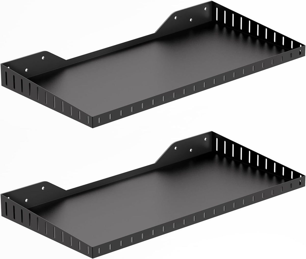 PEKGRIL 2 Pack Garage Wall Shelf, 1X2 Ft Heavy Duty Garage Shelving, Wall Mounted Storage Shelves