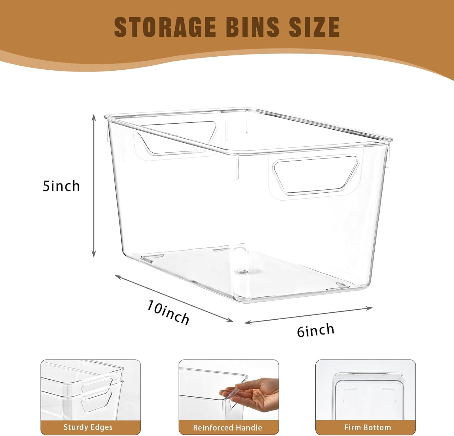 12 Pack Middle Organizers and Storage, Pantry Organization and Storage Bins, Cabinet Organizer