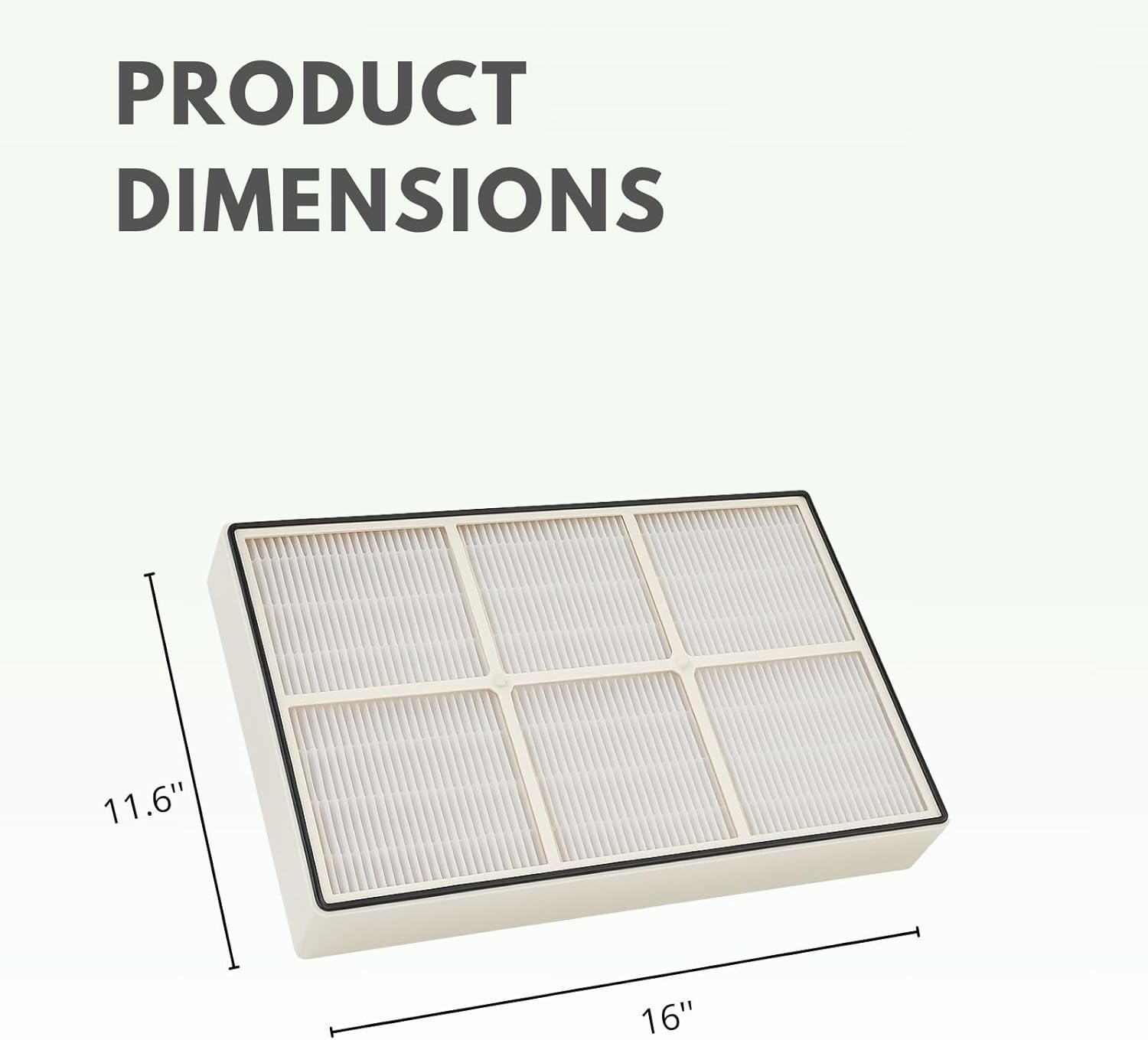 Nispira HEPA Filter with 4 Pre-Carbon Filters Compatible with Whirlpool Whispure Air Purifier