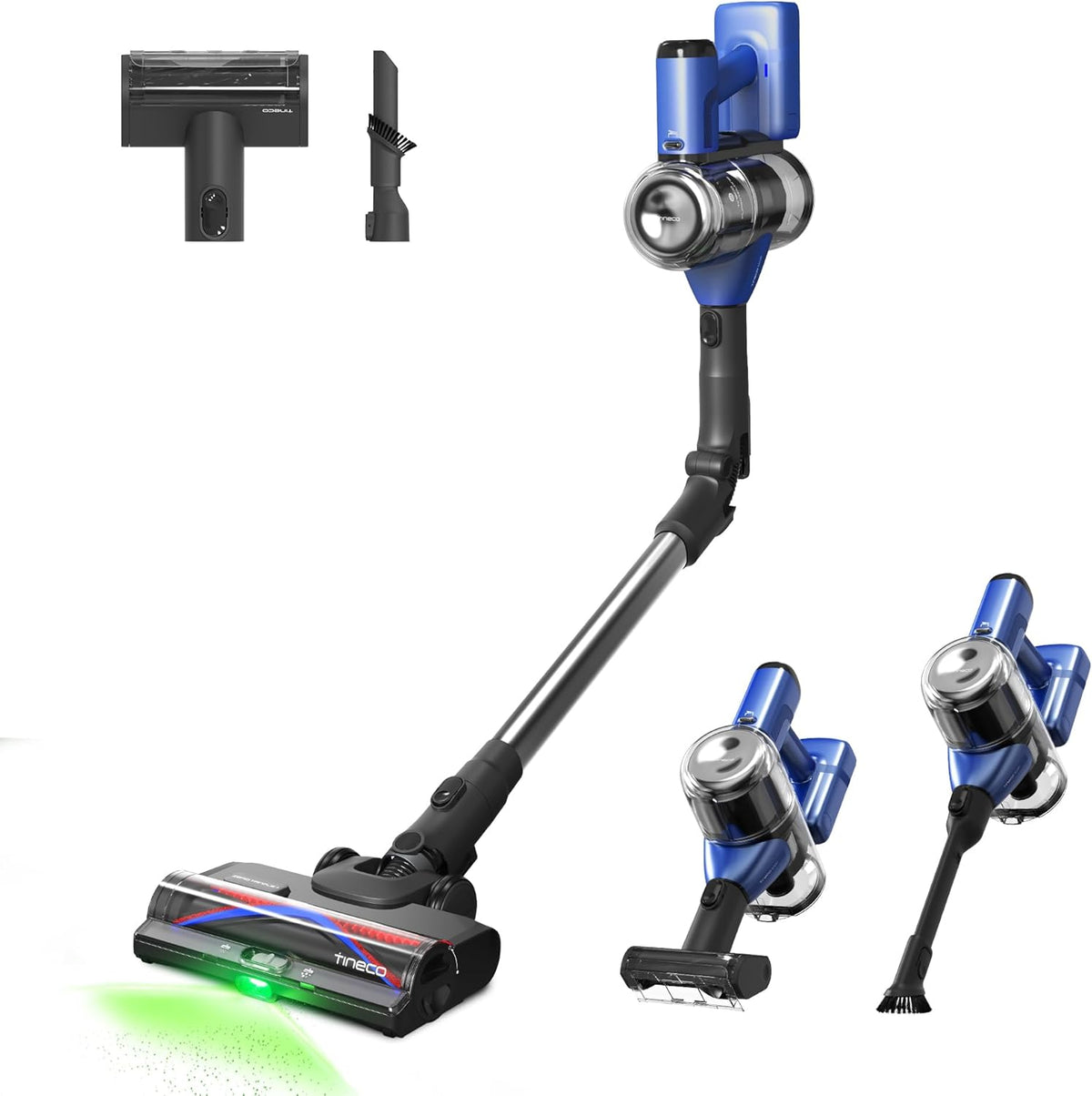 Tineco Pure ONE S50 Pro Cordless Stick Vacuum Cleaner, 200AW Powerful Suction, Zero Tangle Brush