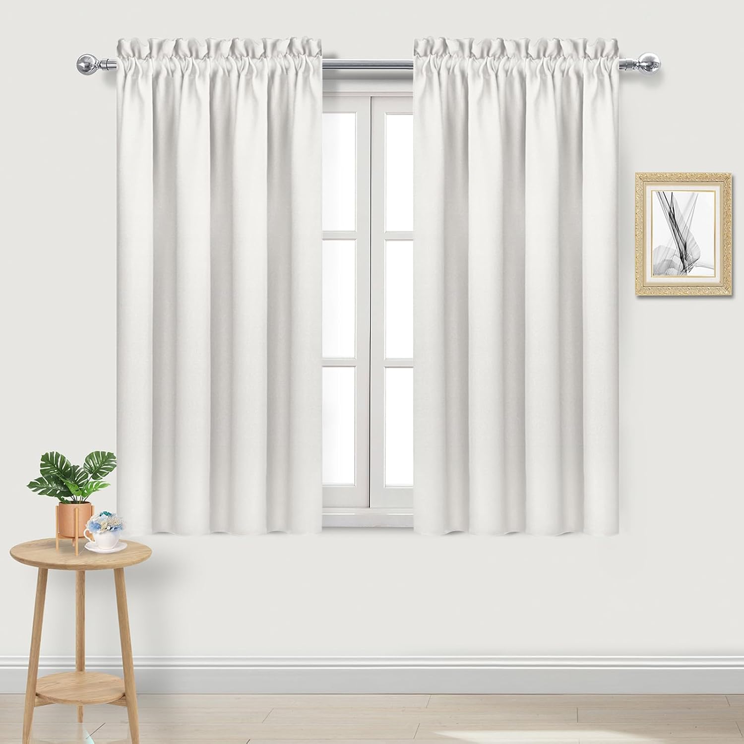 DWCN Blackout Curtains Thermal Insulated, Energy Saving & Noise Reducing Bedroom and Living Room