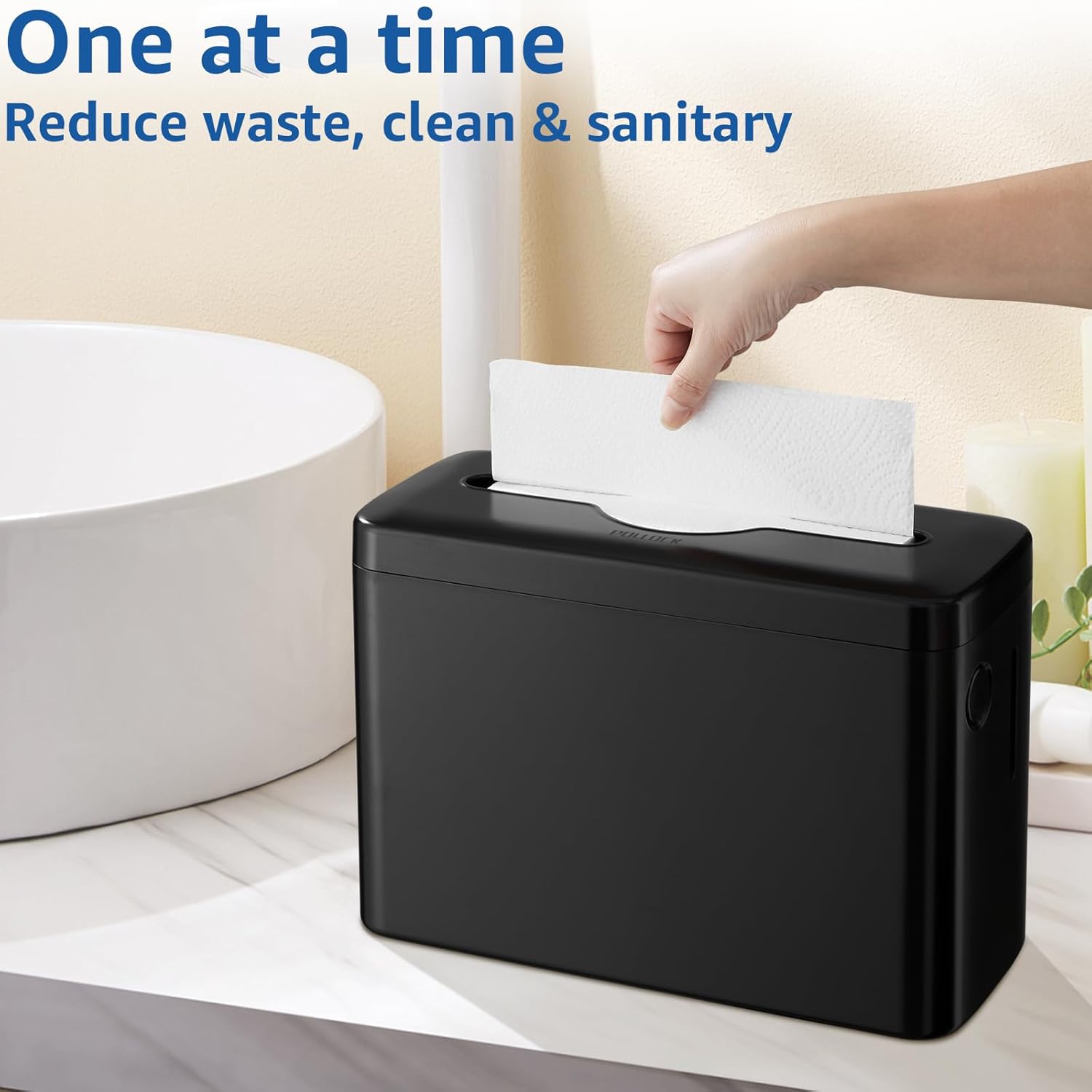 Paper Towel Dispenser Countertop, Multifold Trifold Paper Towel Holder, Hand Towel Dispenser