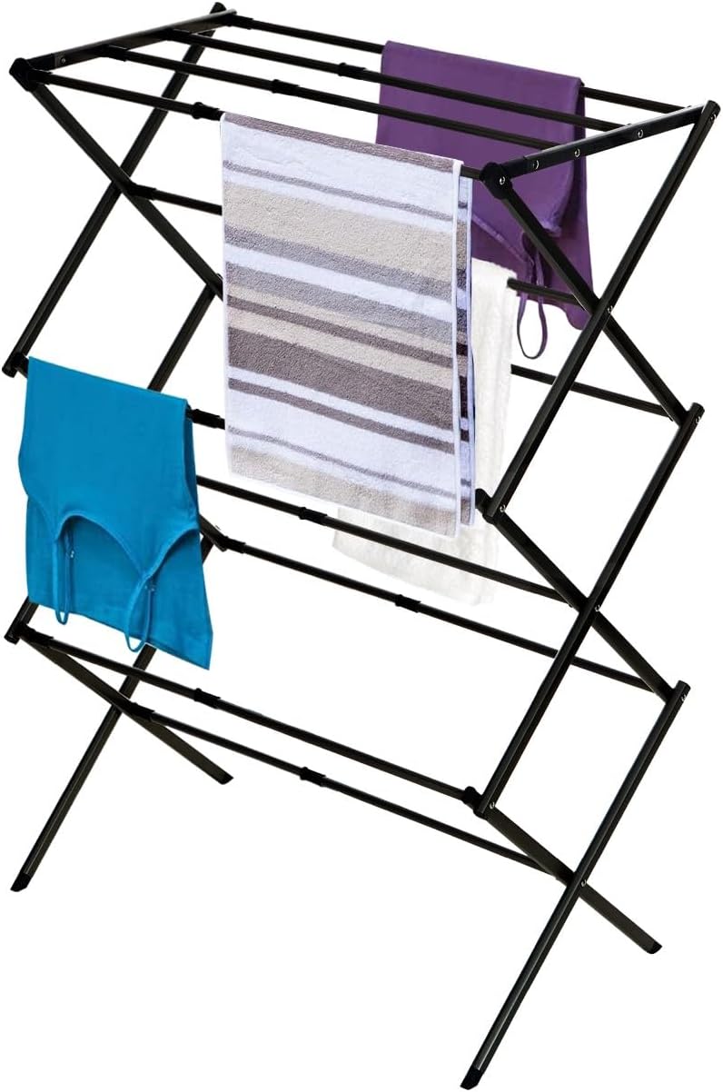 BLACK+DECKER Laundry Organization Expandable/Collapsible Clothes Drying Rack. Essential for
