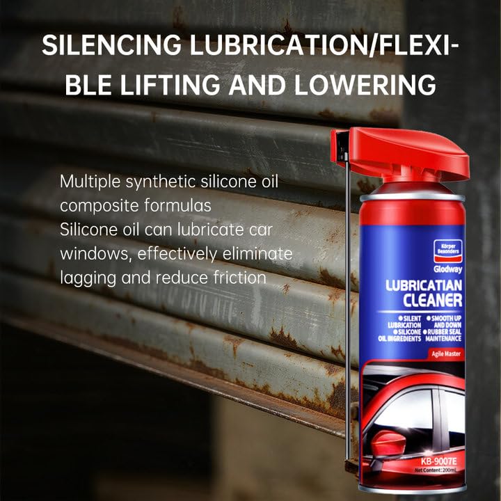 Glodway Specialist Silicone Lubricant Spary,Garage Door Lubricant Oil,with Smart Straw Sprays 2