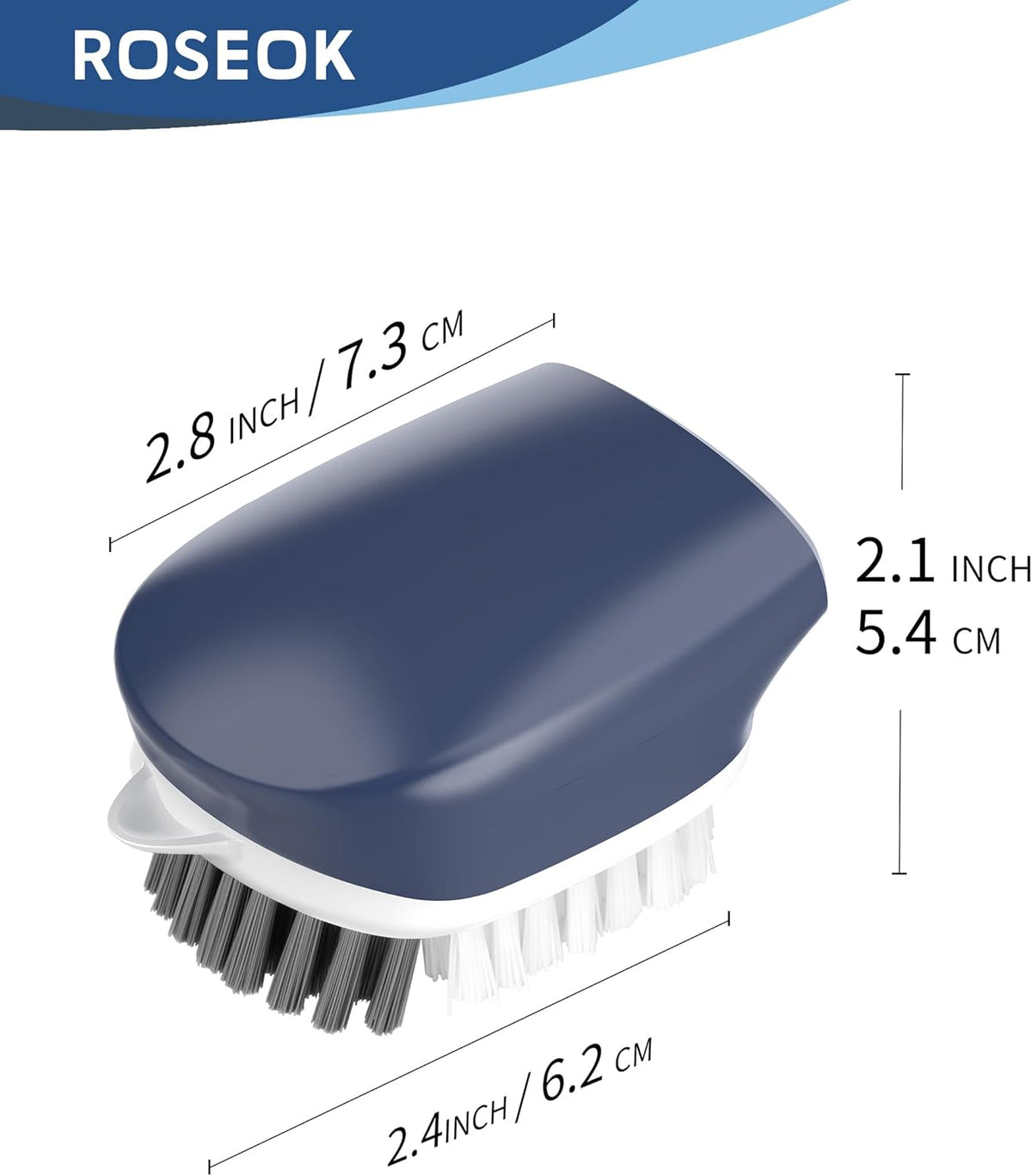 Potato Scrubber and Veggie Brush, Self-Standing Kitchen Brush for Fruit and Vegetable Cleaning
