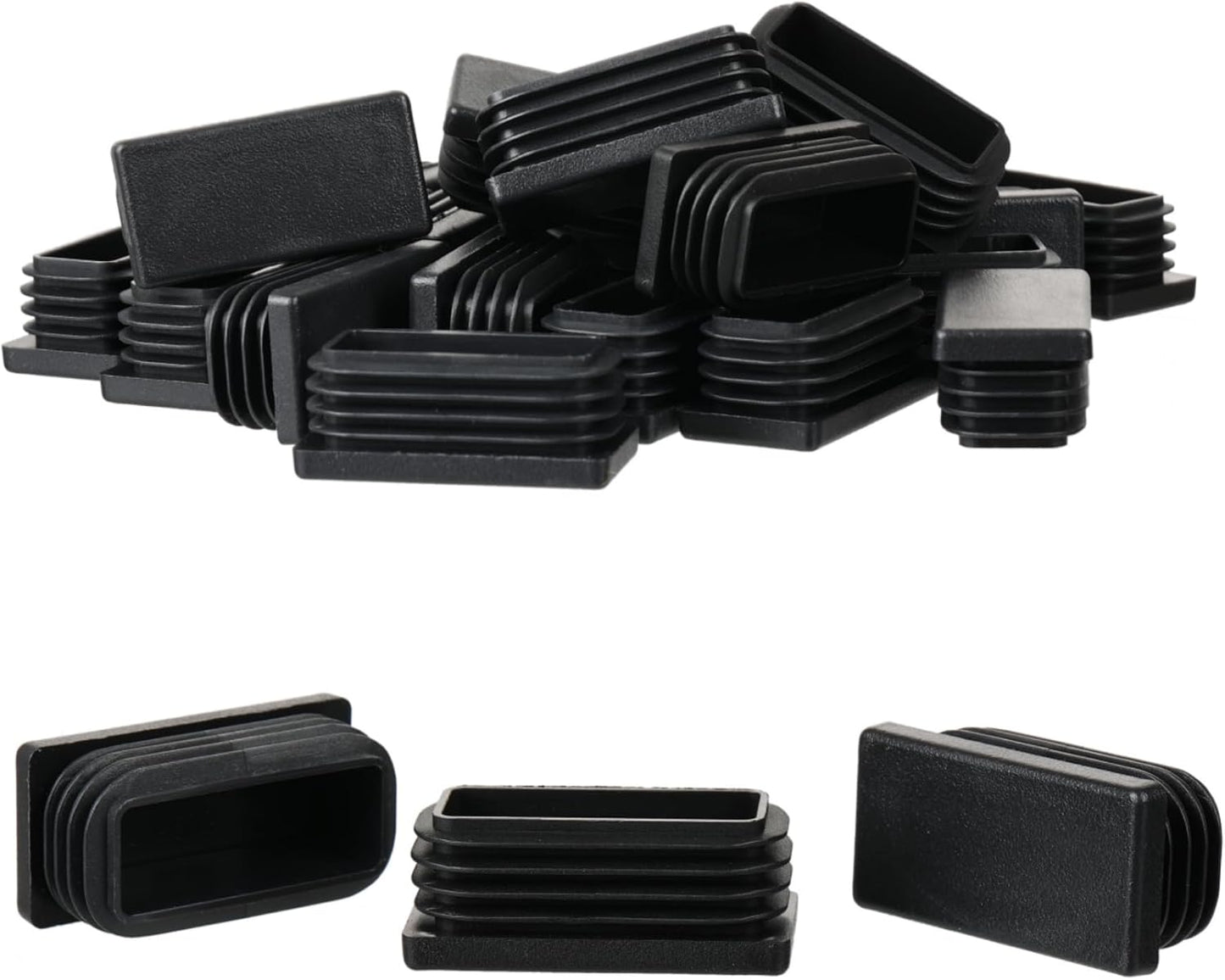 Furnigear Plastic Plugs Tubing End Cap Chair End Caps Outside Bottom Tubing Caps Round Square