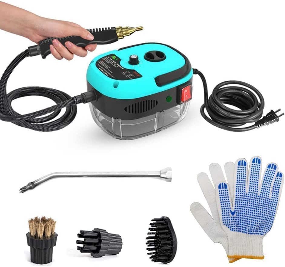 Decdeal Steam Cleaner - 2500W High Temperature Pressurized Handheld Steam Cleaning Machine with